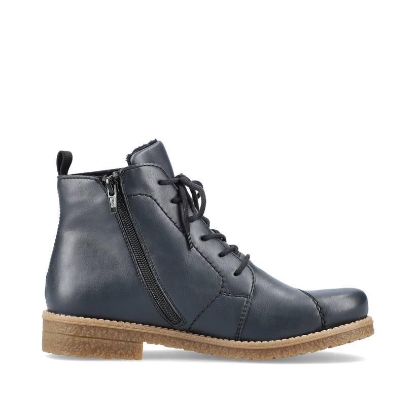 Rieker Artikelnummer 73500-14 Rieker Damen Schnürstiefel Marineblau