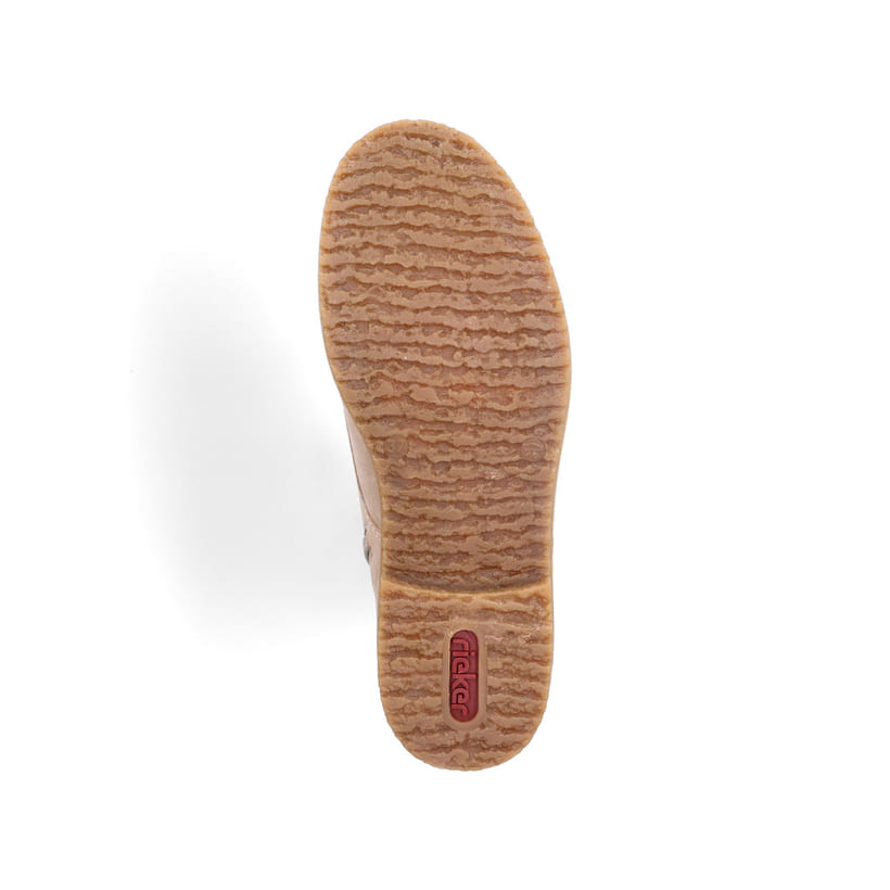 Rieker Artikelnummer 73511-20 Rieker Damen Schnürstiefel Sandbeige