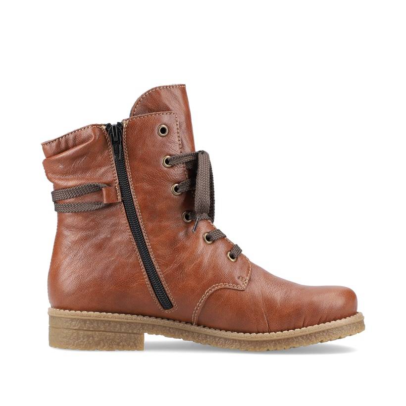 Rieker Artikelnummer 73514-22 Rieker Damen Schnürstiefel Kastanienbraun