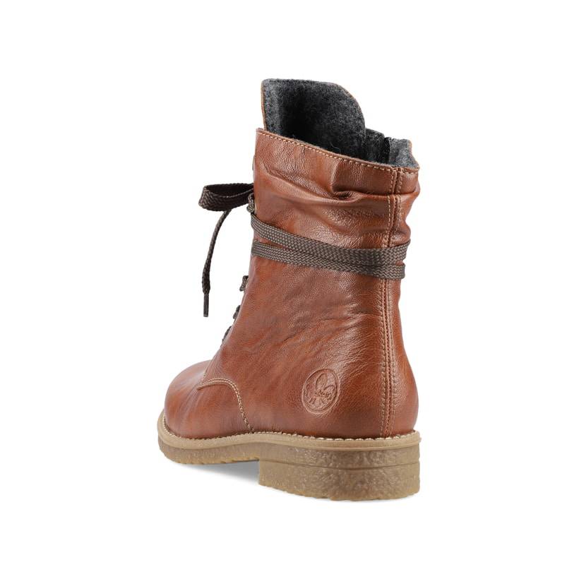 Rieker Artikelnummer 73514-22 Rieker Damen Schnürstiefel Kastanienbraun