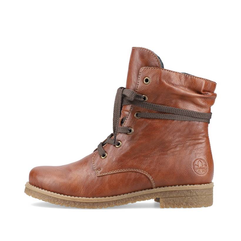 Rieker Artikelnummer 73514-22 Rieker Damen Schnürstiefel kastanienbraun