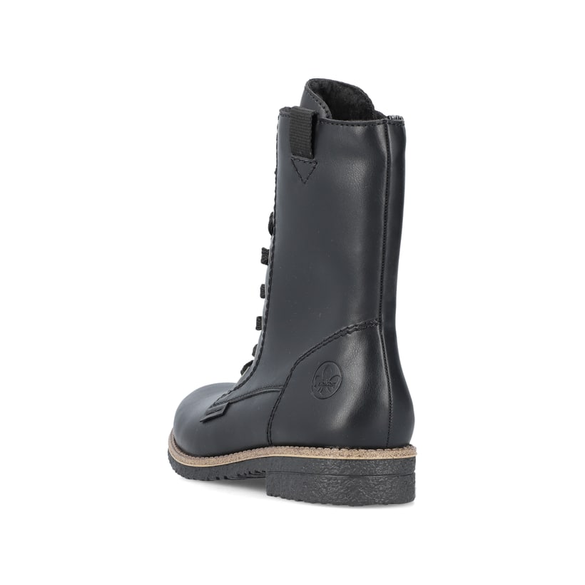 Rieker Artikelnummer 73542-00 Rieker Damen Schnürstiefel Carbonschwarz