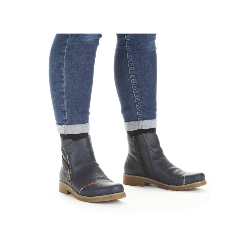 Rieker Artikelnummer 73571-14 Rieker Damen Kurzstiefel Marineblau
