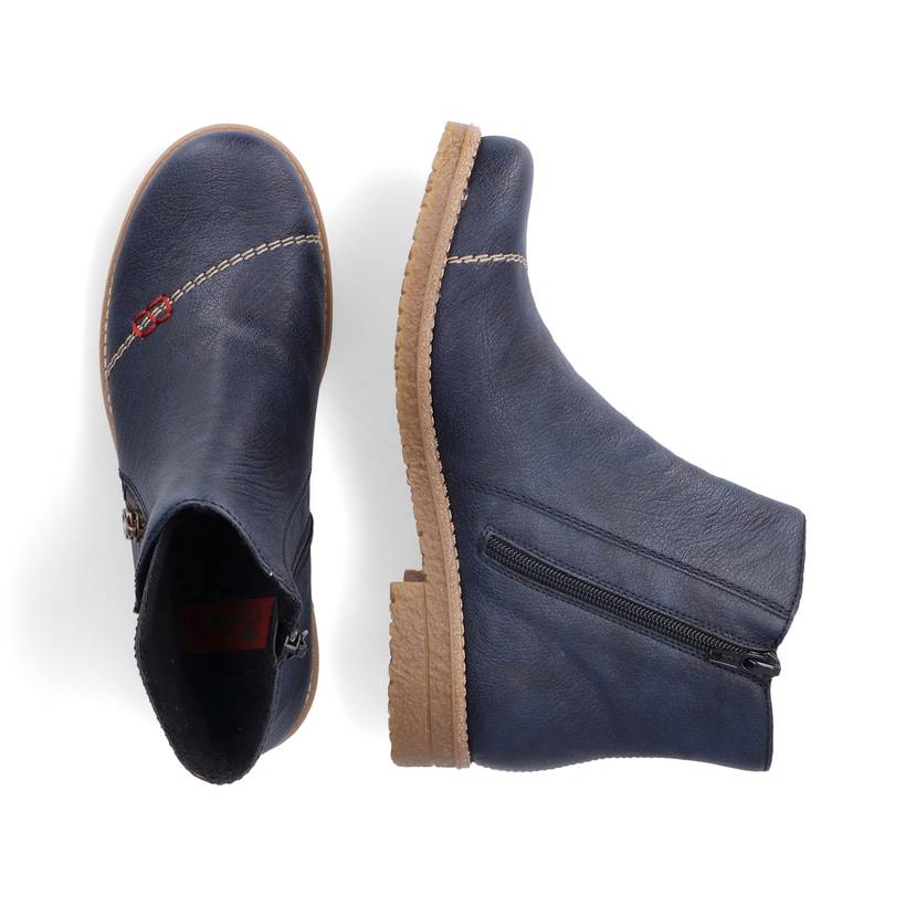 Rieker Artikelnummer 73571-14 Rieker Damen Kurzstiefel Marineblau