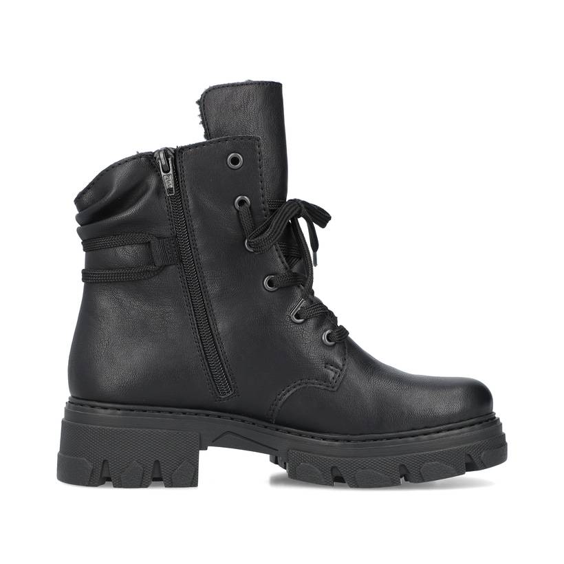 Rieker Artikelnummer 74624-00 Rieker Damen Biker Boots Nachtschwarz