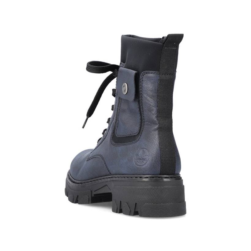 Rieker Artikelnummer 74640-14 Rieker Damen Biker Boots Marineblau