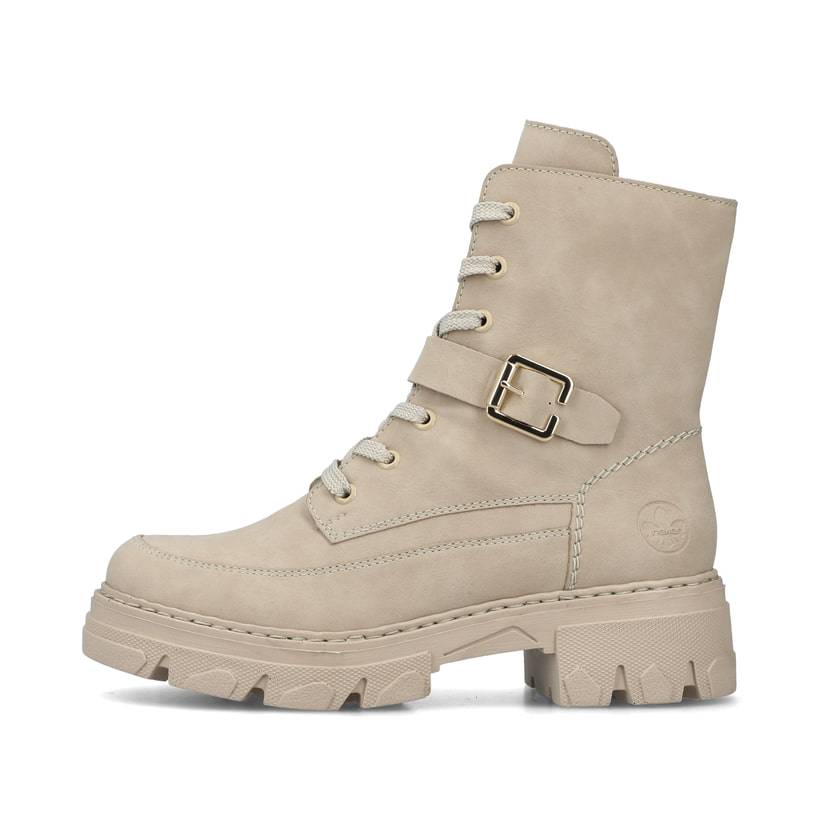 Rieker Artikelnummer 74642-62 Rieker Damen Biker Boots hellbeige