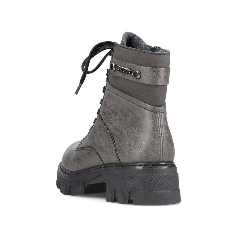 Rieker Artikelnummer 74644-45 Rieker Damen Biker Boots Mondgrau