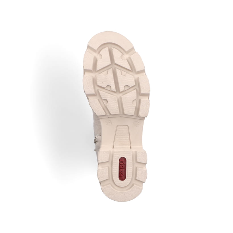 Rieker Artikelnummer 74670-60 Rieker Damen Kurzstiefel Hellbeige