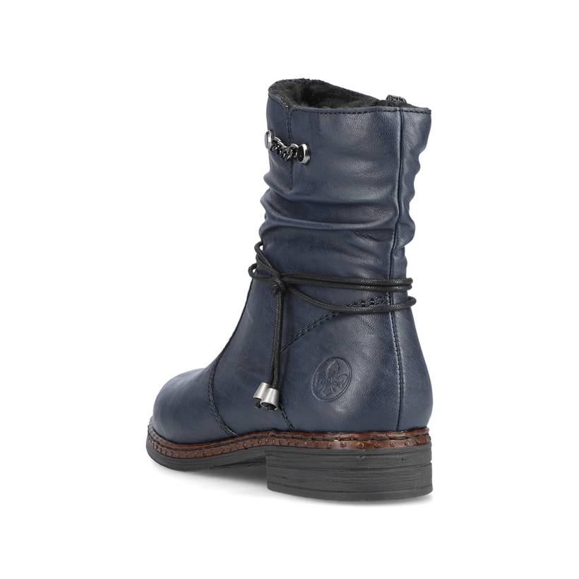 Rieker Artikelnummer 75160-14 Rieker Damen Kurzstiefel Marineblau