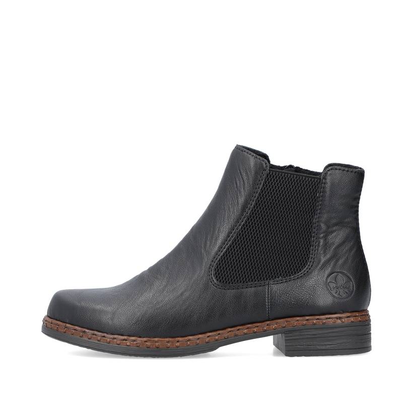Rieker Artikelnummer 75170-00 Rieker Damen Chelsea Boots Nachtschwarz