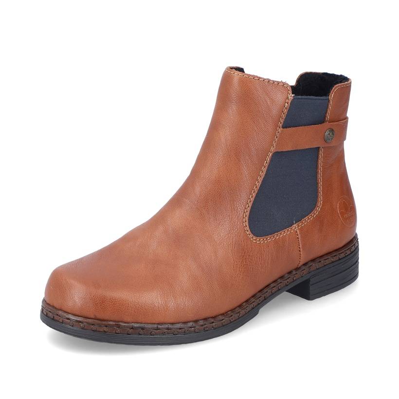Rieker Artikelnummer 75171-22 Rieker Damen Chelsea Boots Fuchsbraun