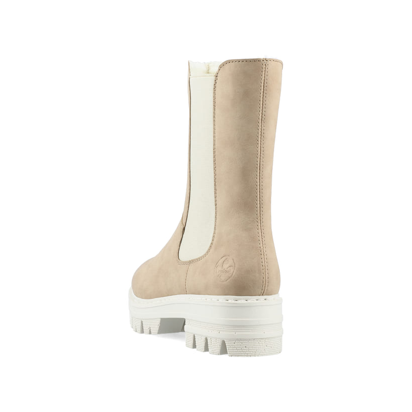 Rieker Artikelnummer 76190-60 Rieker Damen Chelsea Boots Sandbeige