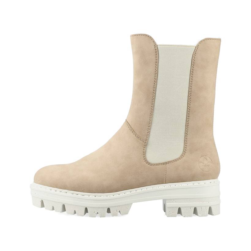 Rieker Artikelnummer 76190-60 Rieker Damen Chelsea Boots sandbeige