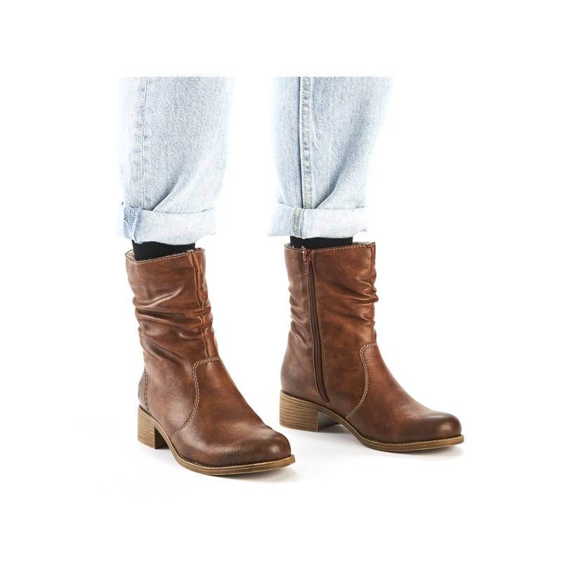 Rieker Artikelnummer 76581-24 Rieker Damen Stiefeletten Nougatbraun