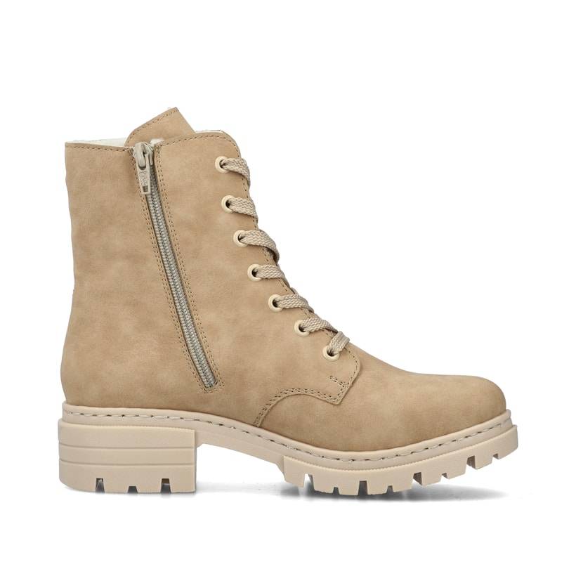 Rieker Artikelnummer 76843-61 Rieker Damen Schnürstiefel Braunbeige