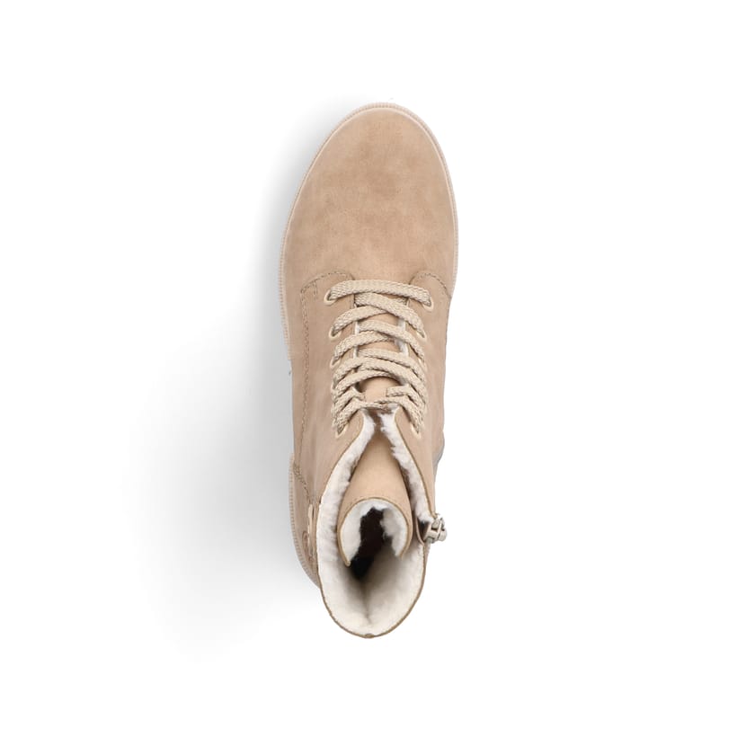 Rieker Artikelnummer 76843-61 Rieker Damen Schnürstiefel Braunbeige