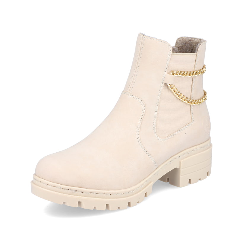 Rieker Artikelnummer 76862-62 Rieker Damen Chelsea Boots Hellbeige