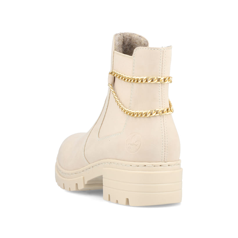 Rieker Artikelnummer 76862-62 Rieker Damen Chelsea Boots Hellbeige