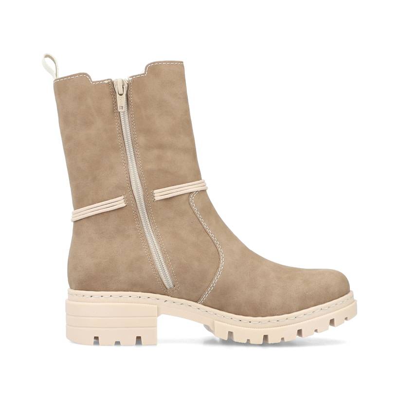 Rieker Artikelnummer 76863-64 Rieker Damen Chelsea Boots Beigebraun