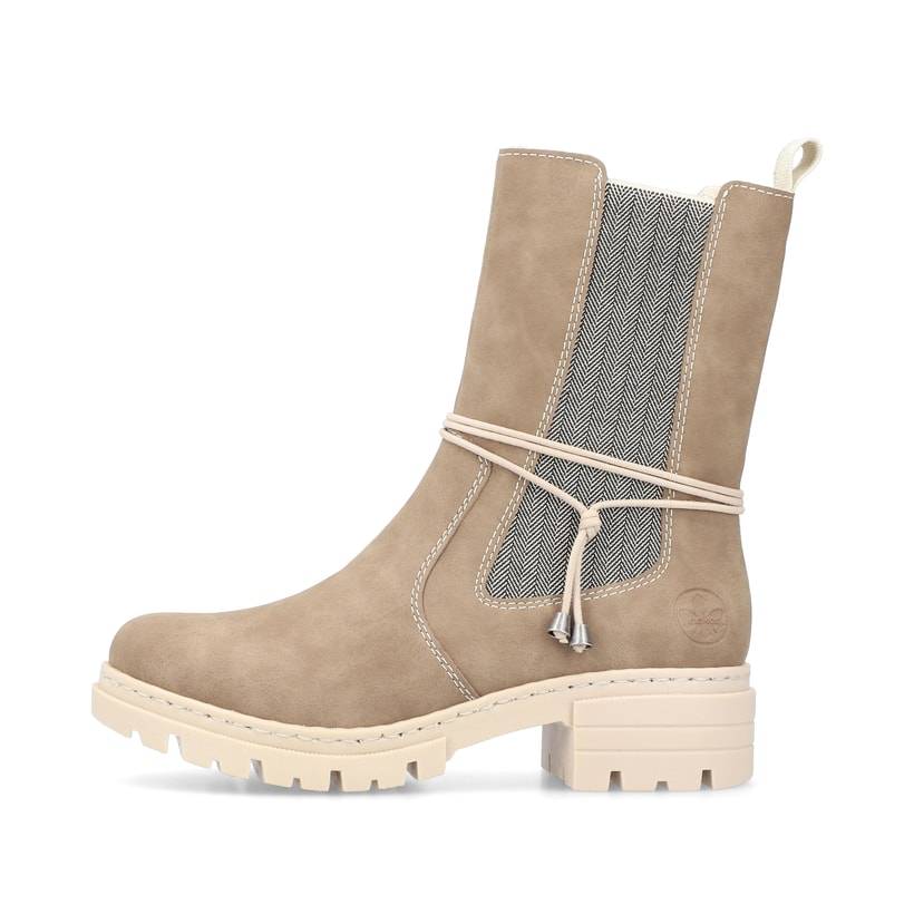 Rieker Artikelnummer 76863-64 Rieker Damen Chelsea Boots beigebraun