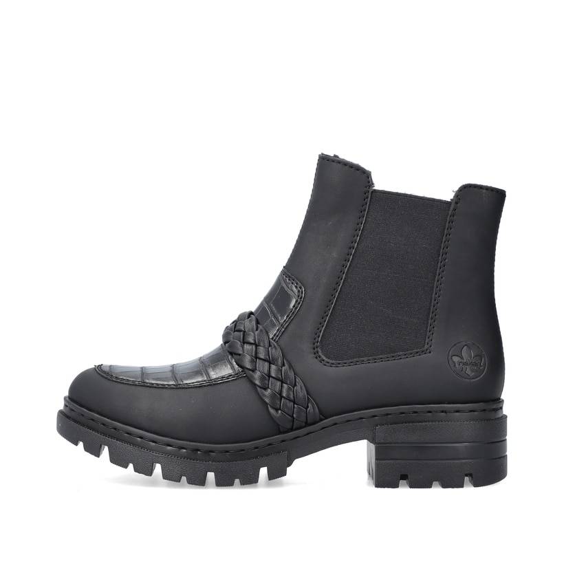 Rieker Artikelnummer 76874-02 Rieker Damen Chelsea Boots nachtschwarz
