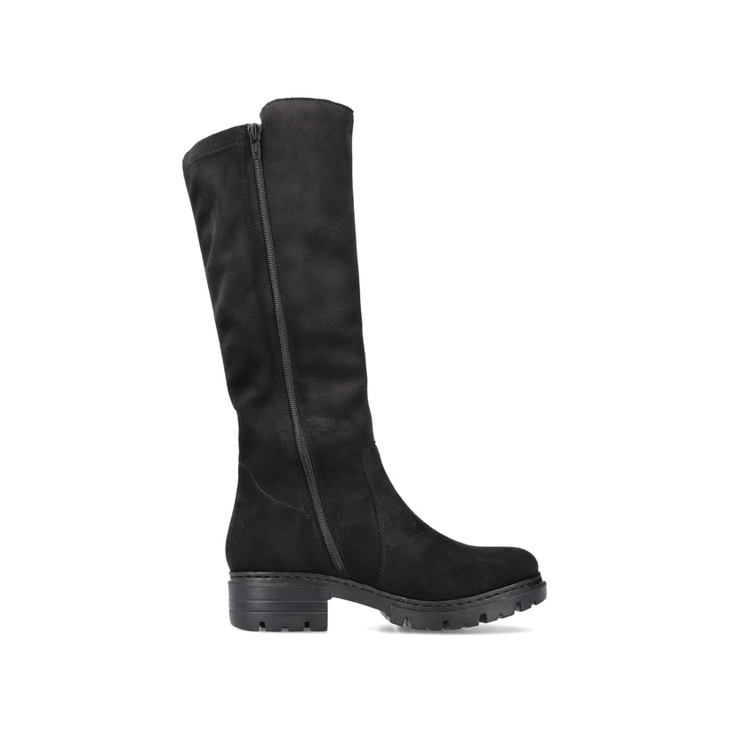 Rieker Artikelnummer 76890-00 Rieker Damen Hochschaftstiefel Tiefschwarz