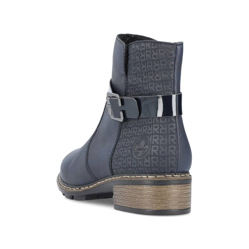 Rieker Artikelnummer 77261-14 Rieker Damen Kurzstiefel Azurblau