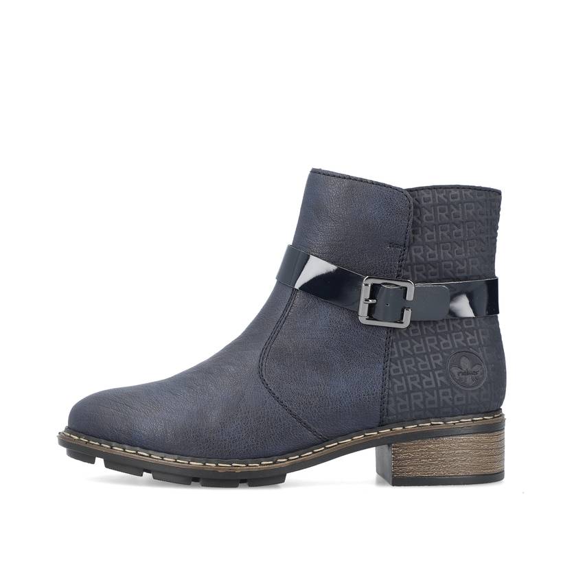 Rieker Artikelnummer 77261-14 Rieker Damen Kurzstiefel azurblau