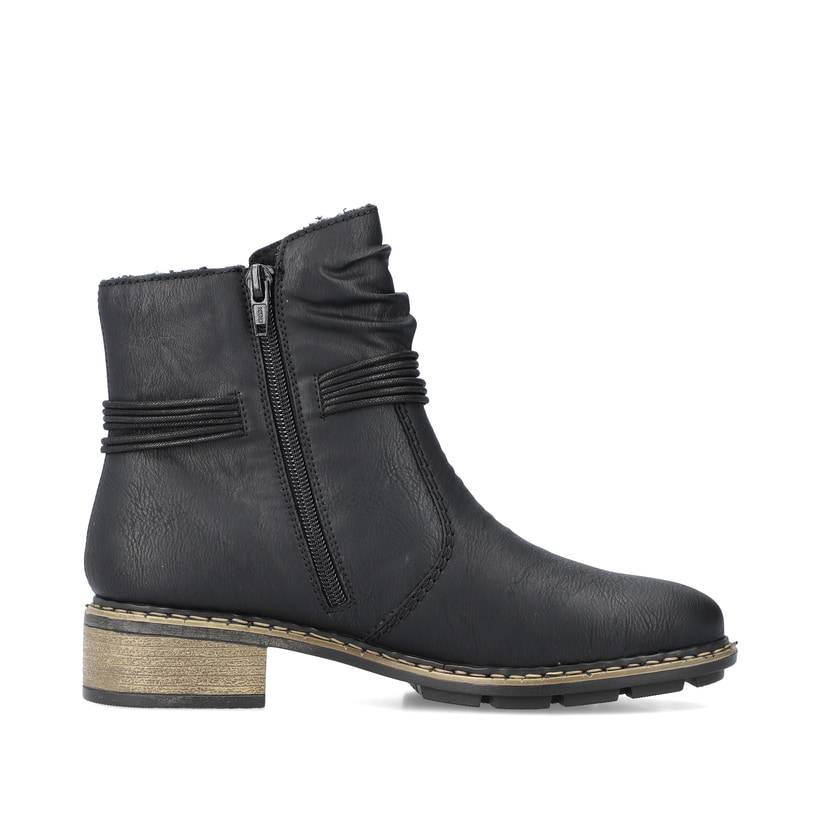 Rieker Artikelnummer 77263-00 Rieker Damen Kurzstiefel Nachtschwarz