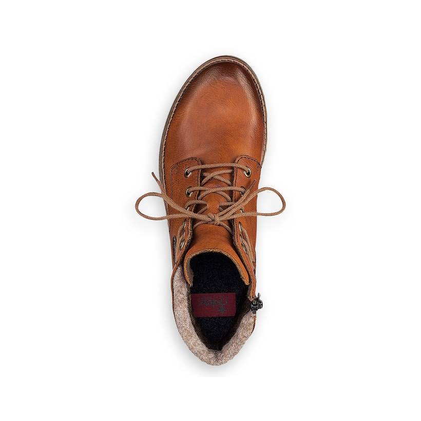 Rieker Artikelnummer 77423-22 Rieker Damen Schnürstiefel Zimtbraun