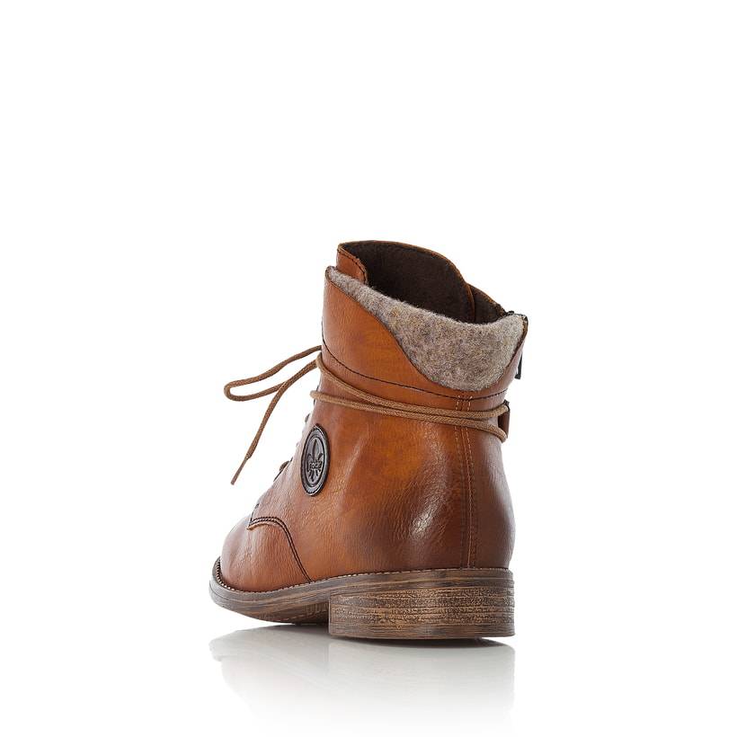 Rieker Artikelnummer 77423-22 Rieker Damen Schnürstiefel Zimtbraun