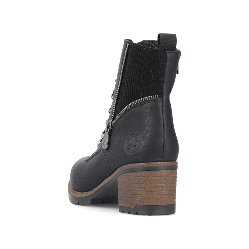 Rieker Artikelnummer 77520-00 Rieker Damen Stiefeletten Stahlschwarz