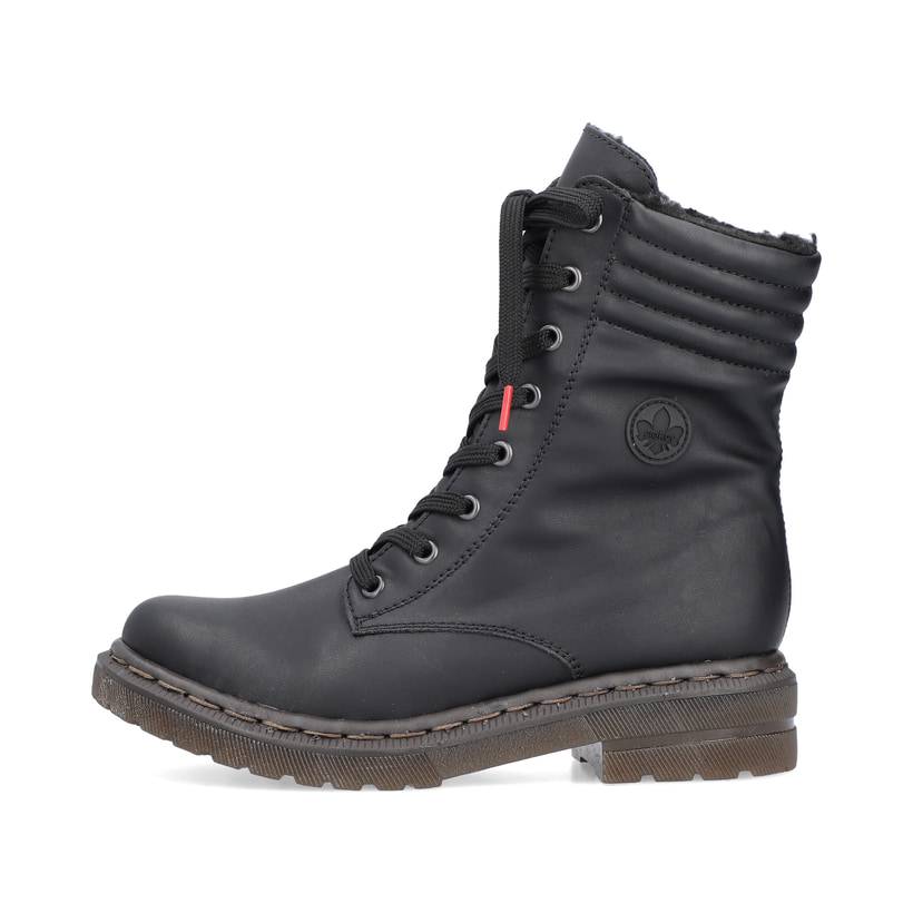 Rieker Artikelnummer 78203-00 Rieker Damen Schnürstiefel tiefschwarz