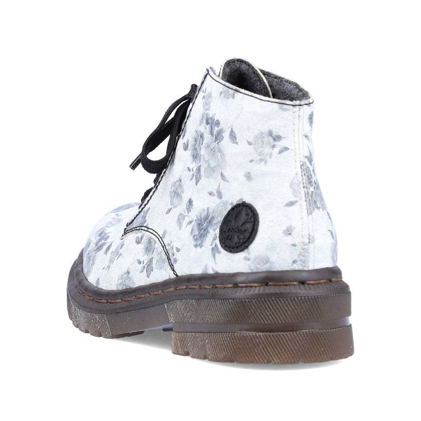 Rieker Artikelnummer 78232-90 Rieker Damen Biker Boots Silberweiß