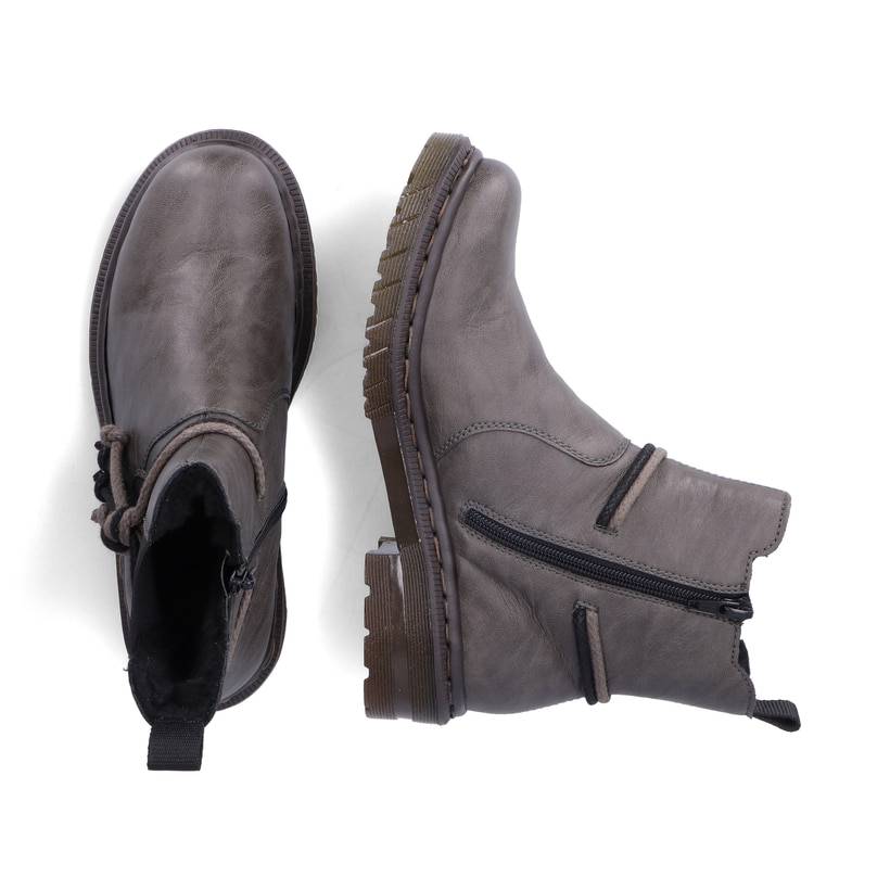 Rieker Artikelnummer 78272-45 Rieker Damen Chelsea Boots Silbergrau