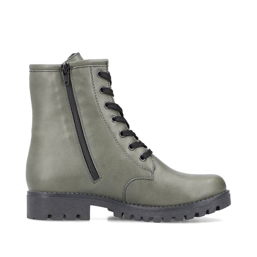 Rieker Artikelnummer 78510-54 Rieker Damen Biker Boots Graugrün