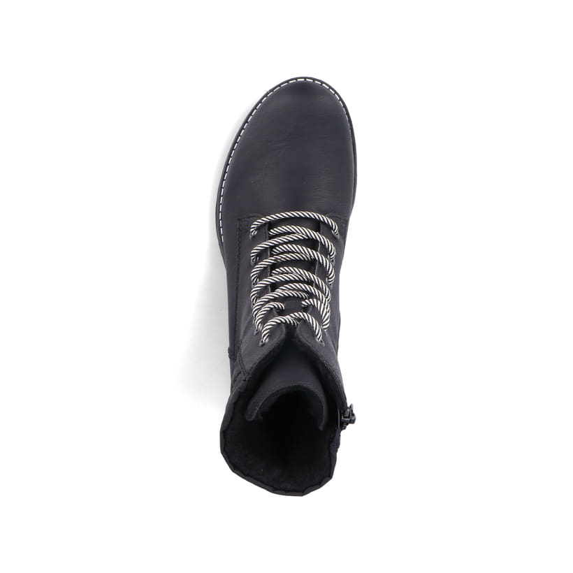 Rieker Artikelnummer 78520-00 Rieker Damen Biker Boots Asphaltschwarz