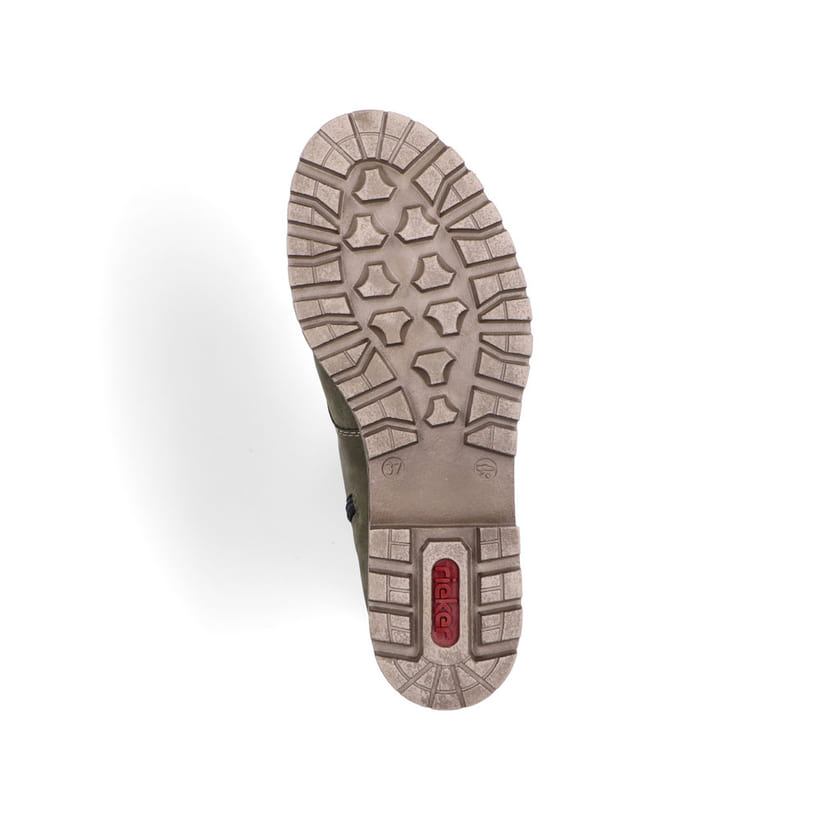 Rieker Artikelnummer 78540-54 Rieker Damen Schnürstiefel Laubgrün