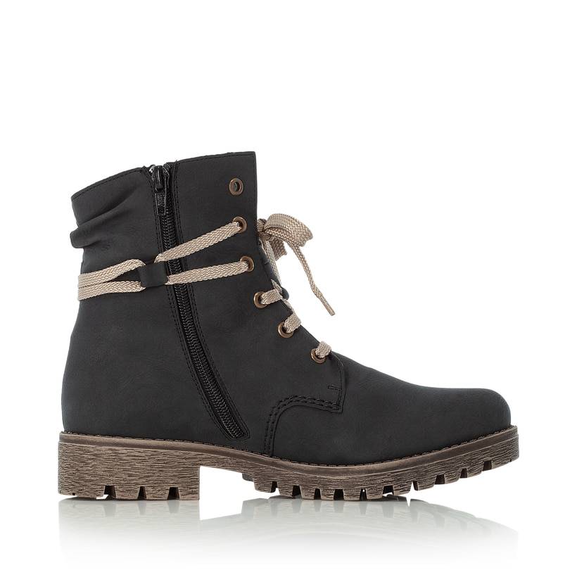 Rieker Artikelnummer 78550-14 Rieker Damen Schnürstiefel Ozeanblau