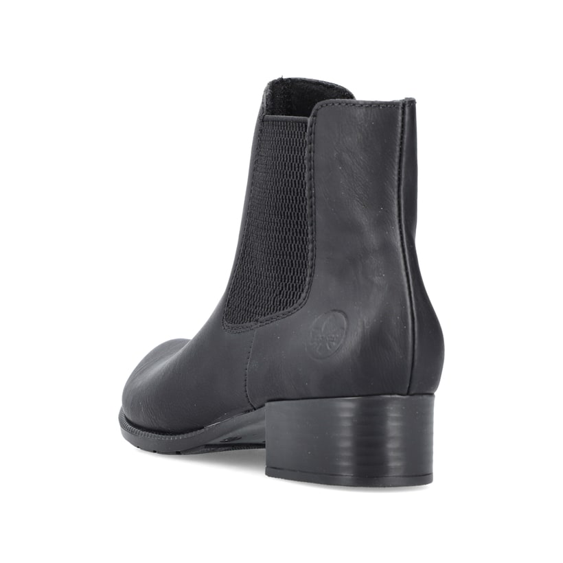 Rieker Artikelnummer 78600-01 Rieker Damen Chelsea Boots Mitternachtsschwarz