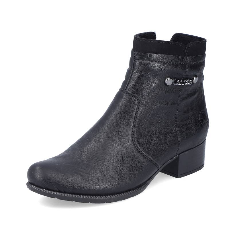 Rieker Artikelnummer 78660-00 Rieker Damen Stiefeletten Nachtschwarz