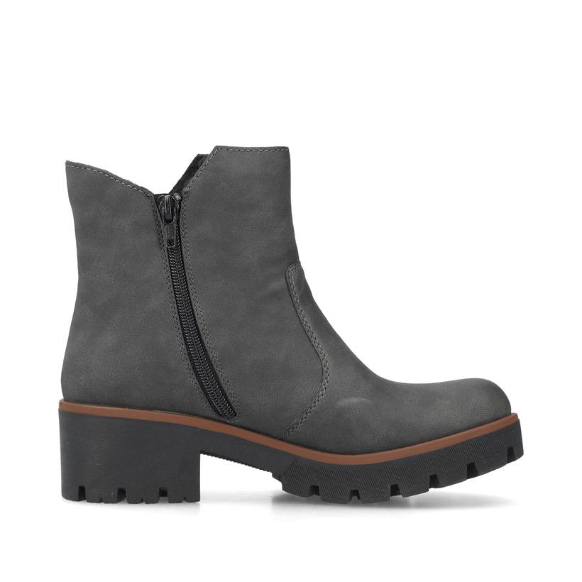 Rieker Artikelnummer 79261-45 Rieker Damen Kurzstiefel Dunkelgrau