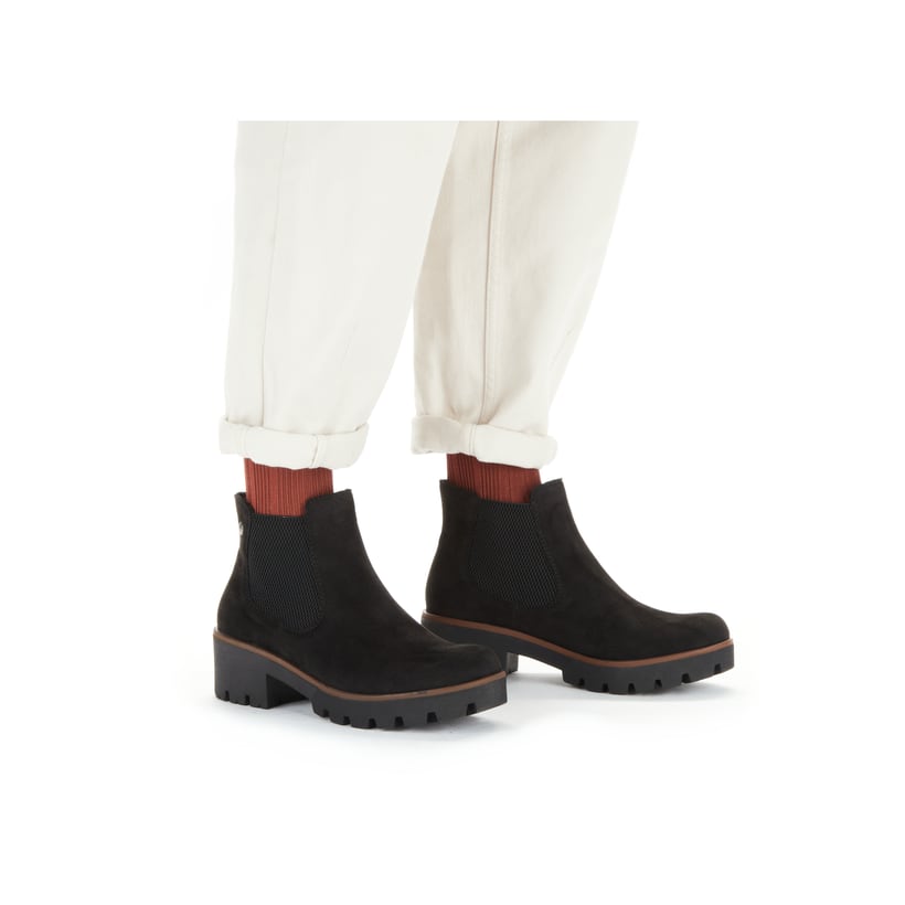 Rieker Artikelnummer 79265-00 Rieker Damen Chelsea Boots Graphitschwarz