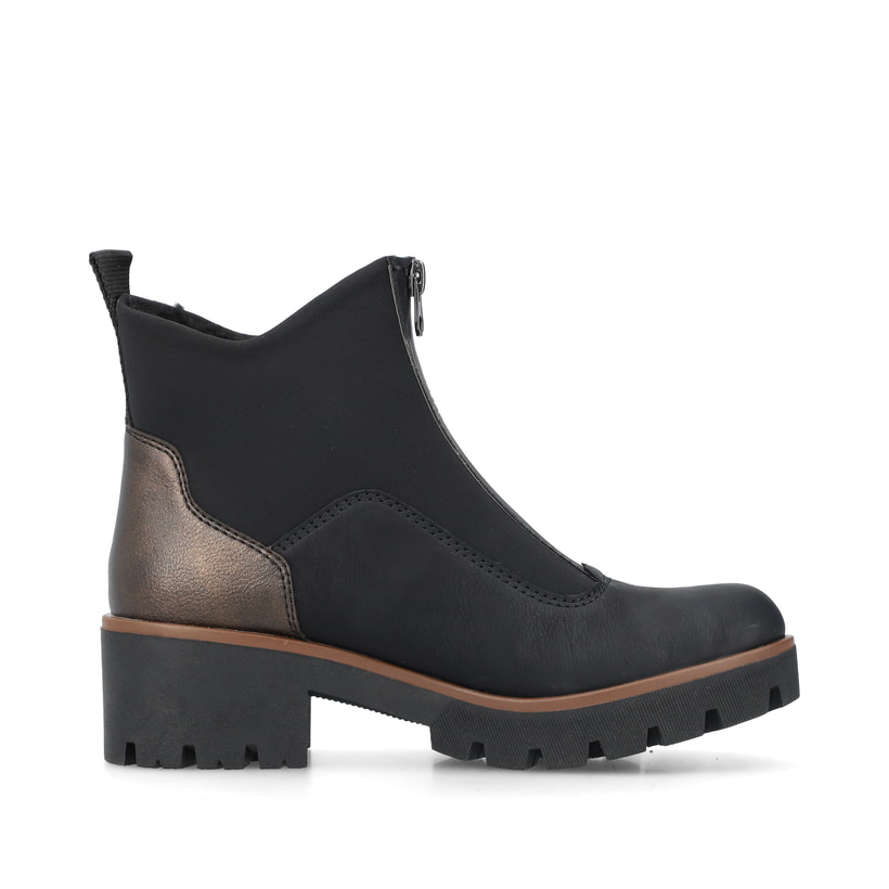 Rieker Artikelnummer 79281-00 Rieker Damen Stiefeletten Asphaltschwarz