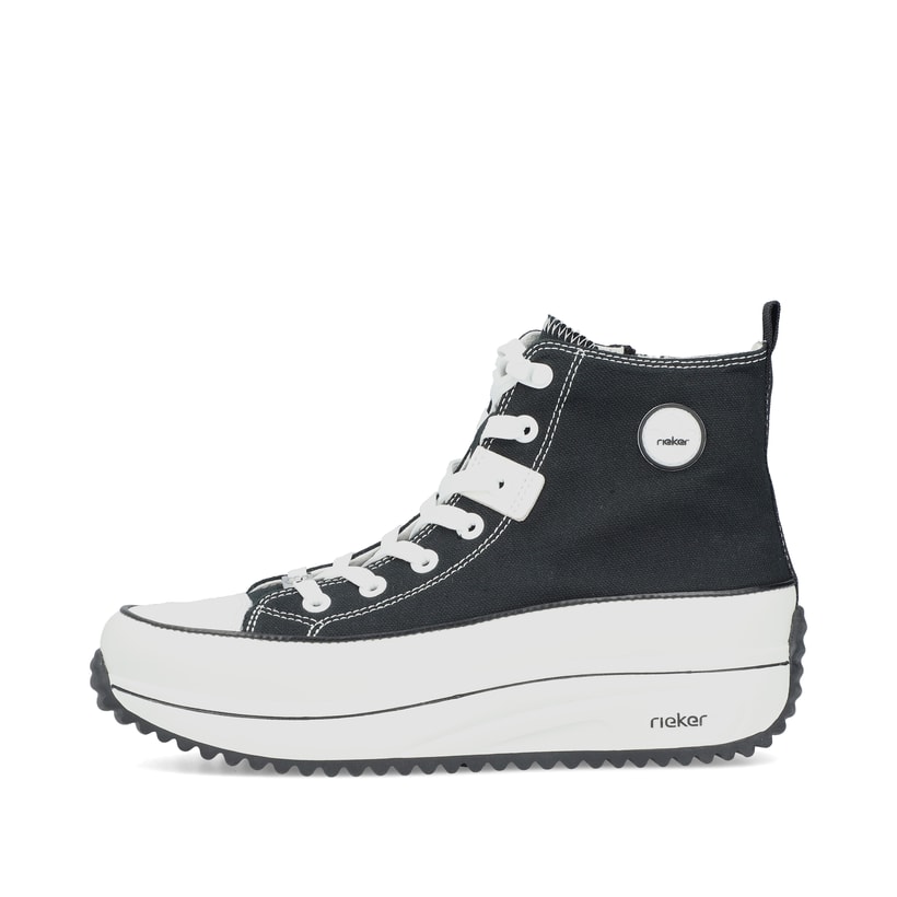 Rieker Artikelnummer 90010-00 Rieker Damen Sneaker High tiefschwarz