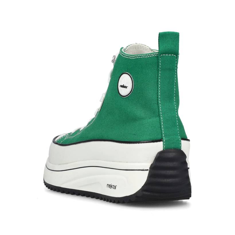 Rieker Artikelnummer 90010-52 Rieker Damen Sneaker High Grasgrün
