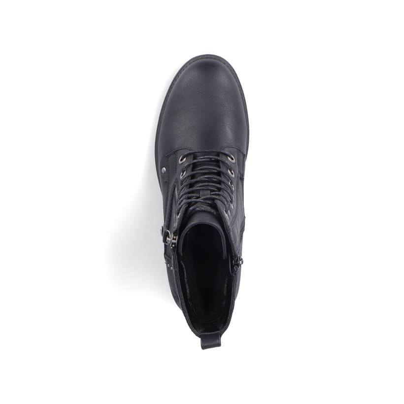 Rieker Artikelnummer 91611-00 Rieker Damen Biker Boots Nachtschwarz