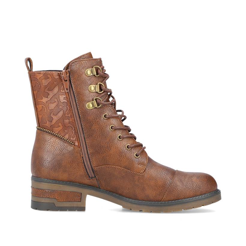 Rieker Artikelnummer 91614-24 Rieker Damen Biker Boots Schokobraun