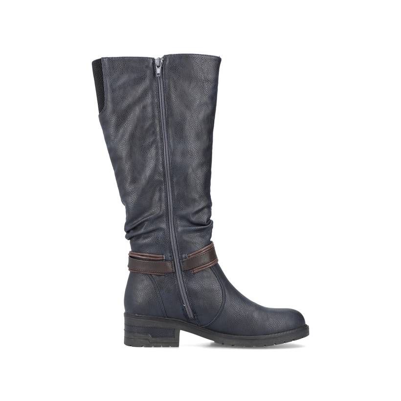 Rieker Artikelnummer 91694-14 Rieker Damen Hochschaftstiefel Graublau